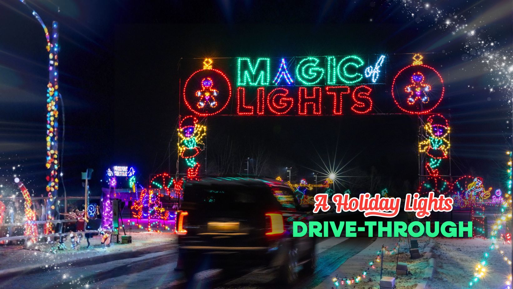 Connecticut's Biggest Drive-Through Holiday Light Show!